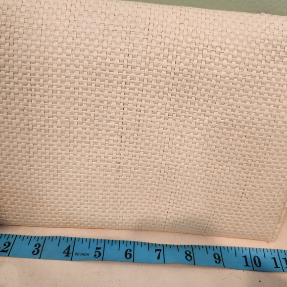 Woven Clutch with Pink Flamingo Design - Picture 3 of 6